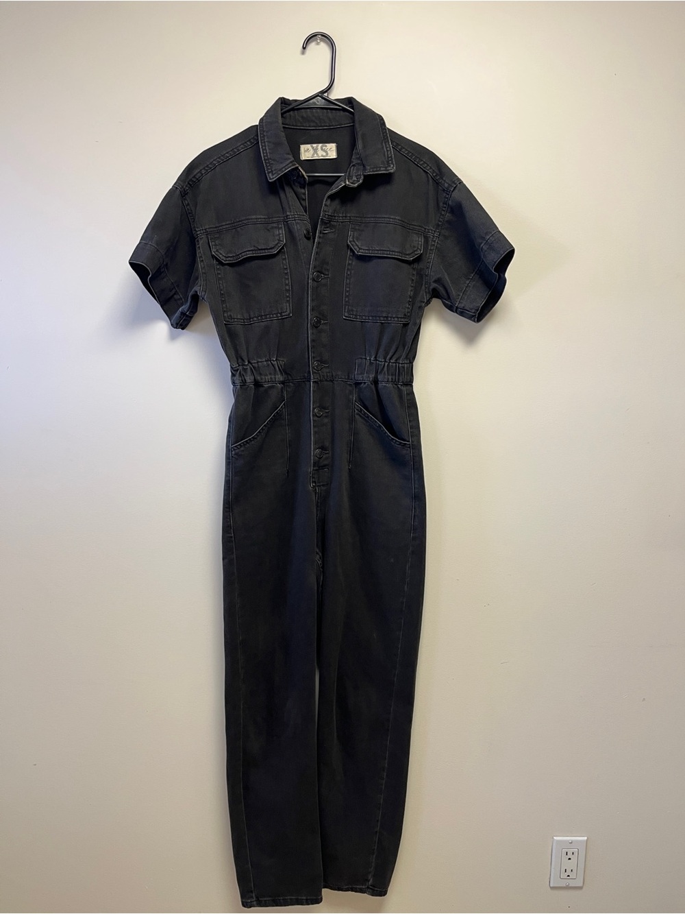 Free People x WE THE FREE Marci Jumpsuit in Black Size XS